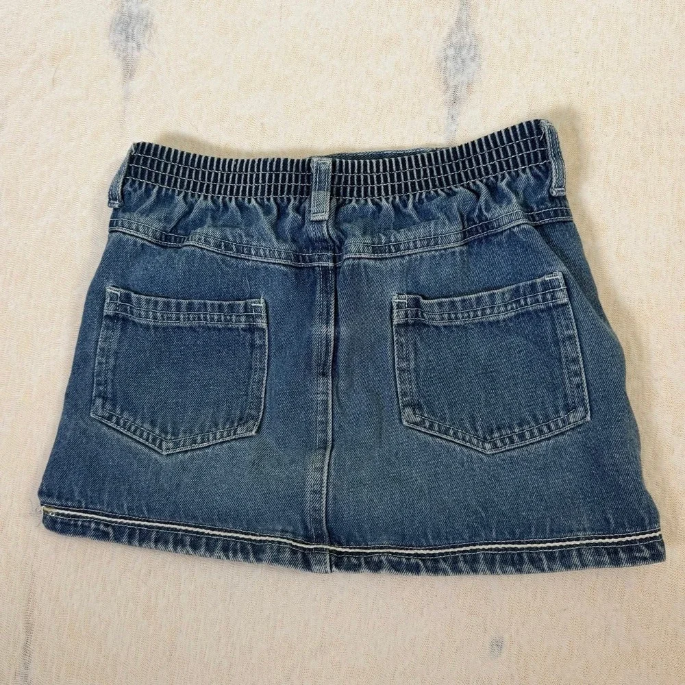 Vintage Nick Jr Blues Clues Denim Skirt Girls Size 4/5 Embroidered‎ Blue Dog